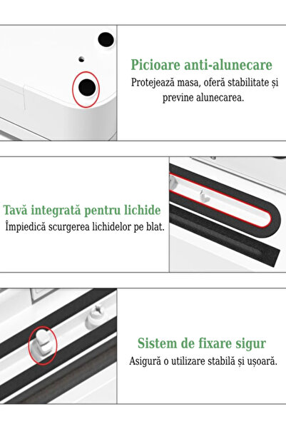 Bllexar Vacuum sealer – 120W, 60kPa, for dry and wet foods, compact design