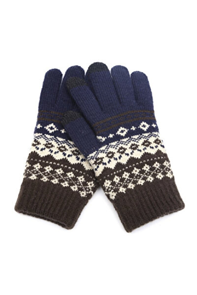 renkli çiçekler قفازات نسائية شتوية تعمل باللمس قفازات نسائية محبوكة دافئة قا...