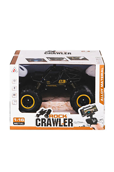 Gepettoys Wifi Kameralı Kumandalı Rock Crawler Arazi Aracı 4X4 ,Metal 2.4GHz 1/16