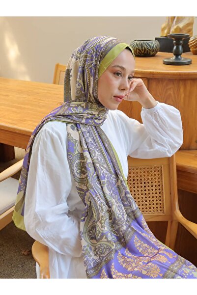 Modakaşmir Zafira Desen Medine İpeği Şal