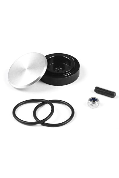 BLACK Καπάκι αφαίρεσης πίσω υαλοκαθαριστήρα από αλουμίνιο, ασημί