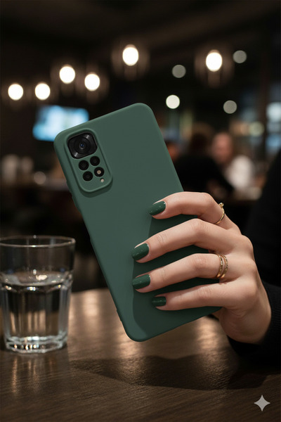 TechTrove Xiaomi Redmi Note 11s Kılıf Içi Kadife Süet Tasarımlı Kamera Koruma...