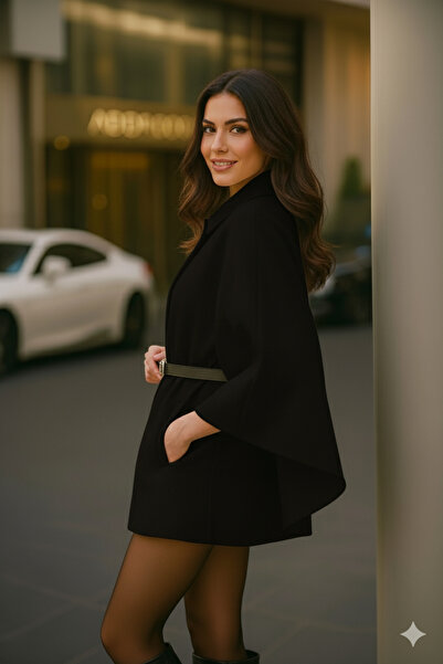 LİMABEL Black Oversized Hijab Tunic New Season Comfortable Modern Stylish Combination