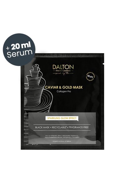 DALTON MARİNE COSMETİCS Caviar & Gold Sheet Mask (Collagen Pro)