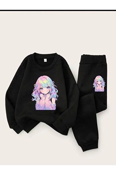 No Plan SET DE TRENING PENTRU FETE, CU IMPRIMARE ANIME, CU PARTI SUPERIOR INF...