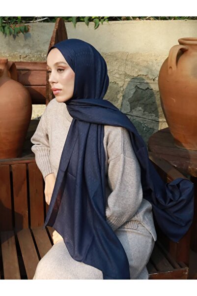 Modakaşmir Vesme Pattern Silky Jacquard Shawl