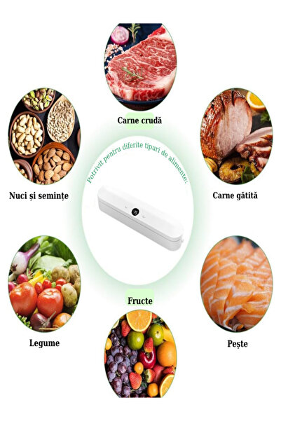 Bllexar Vacuum sealer – 120W, 60kPa, for dry and wet foods, compact design