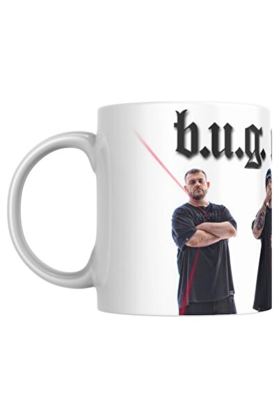 T&M Personalizare Cană personalizată - b.u.g mafia, albă, 330 ml, v3