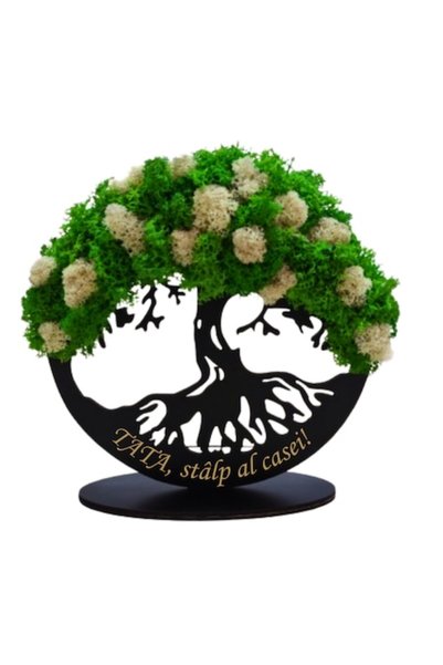 T&M Personalizare Tablou din lemn - „Tată, stâlpul casei!” (30 cm) - Decor cu...