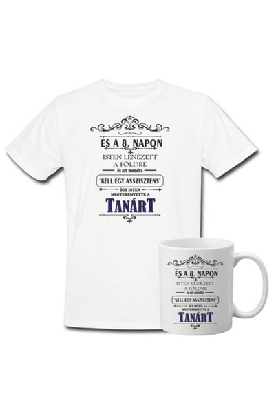 T&M Personalizare Set personalizat tricou + cană - Asistent, 'Kell egy asszis...