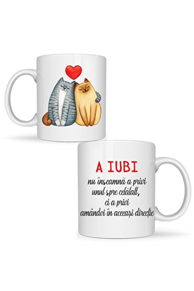 T&M Personalizare Cană personalizată „Dragostea nu înseamnă să ne privim unul...