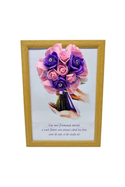 T&M Personalizare Tablou înrămat A4 (30x21 cm) - „Cea mai frumoasă vârstă a u...