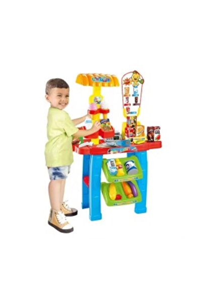CREATIVE Supermarket Playset Toy for Children 3+, 28 Pieces, 76 x 56 x 27 cm, Multicolor