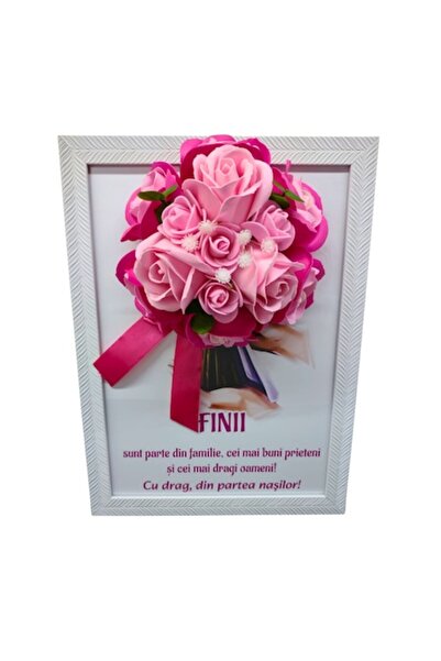 T&M Personalizare Lucrare de artă înrămată A4 (30x21 cm) - „Fini sunt parte d...