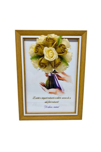 T&M Personalizare Tablou înrămat A4 (30×21 cm) – „Există o singură măsură a i...