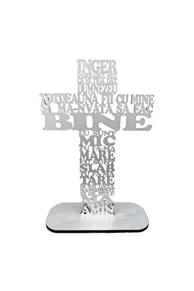 T&M Personalizare Wooden cross with the prayer "Angel, my little angel" - HDF...