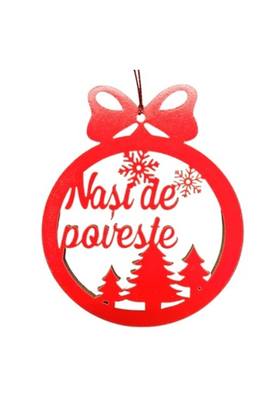 T&M Personalizare Glob decorativ de Crăciun personalizat din lemn - 'Nasi de ...