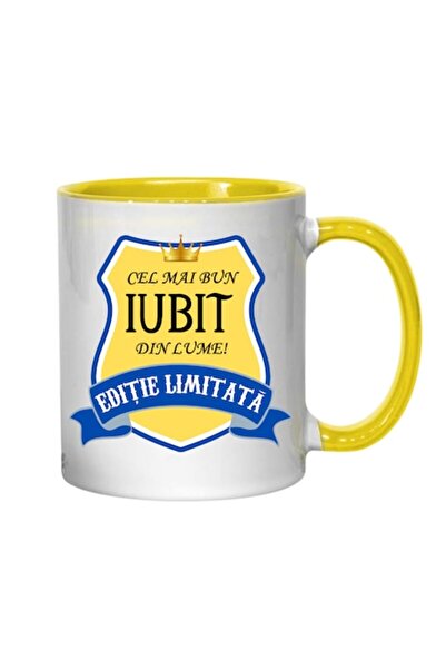 T&M Personalizare Cană personalizată - „Cel mai bun iubit din lume!” (interio...
