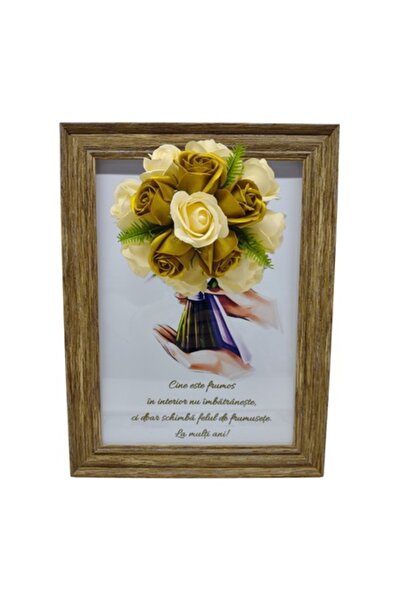 T&M Personalizare Tablou înrămat A4 (30x21 cm) - „Frumoasele din interior nu ...