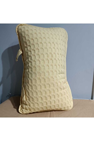 MEŞELİ TEKSTİL Neck Hernia Support Pillow Washable Anti-Sweat Cotton Double Sided