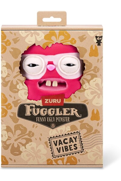 TOYFEST Vacay Vibes Holiday Vibes Zuru Fuggler Funny Plush Toy - Rabid Rabbit 22 cm