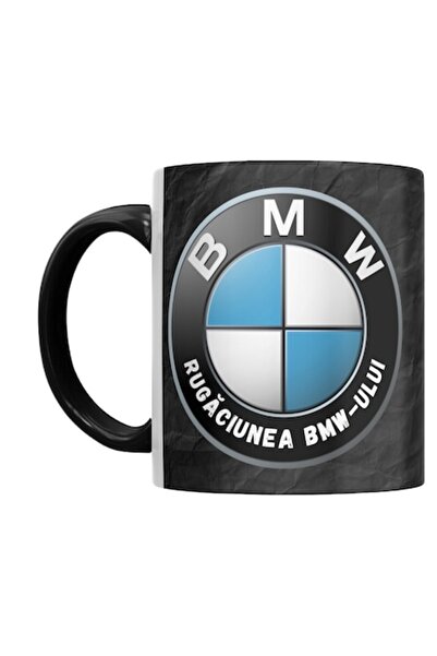 T&M Personalizare Cana personalizata -Rugaciunea BMW-ului, neagra, 330 ml