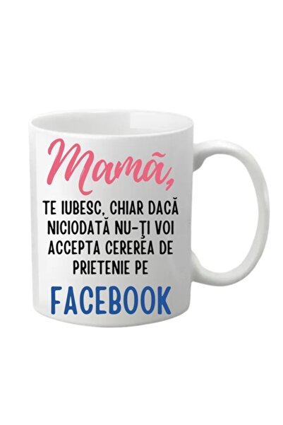 T&M Personalizare Cană personalizată - Mamă, te iubesc, chiar dacă niciodată....