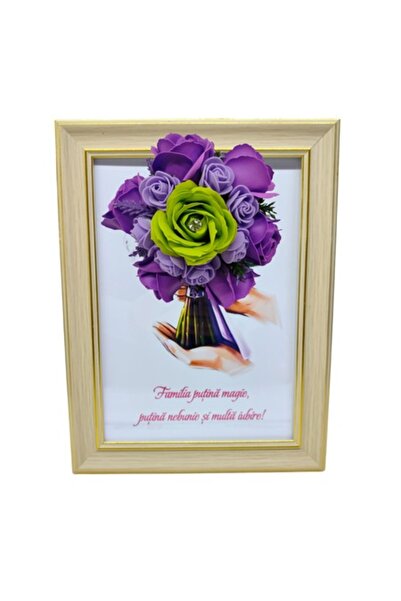 OEM Tablou înrămat A4 (30x21 cm) - Familie: puțină magie, puțină nebunie și m...