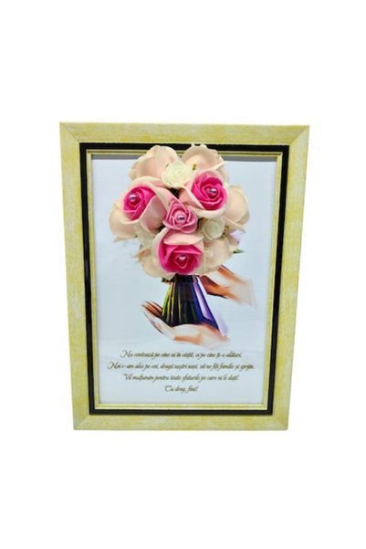 T&M Personalizare Tablou înrămat A4 (30x21 cm) - „Nu cine este în viața ta, c...