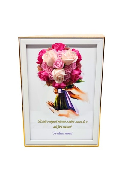 T&M Personalizare Tablou înrămat A4 (30x21 cm) - „Există o singură măsură a i...