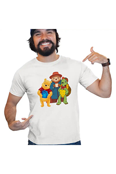 OEM Tricou Barbati Paddington Winnie the Pooh Franklin Testoasa