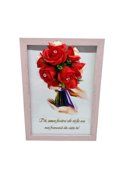 T&M Personalizare Înrămat A4 (30x21 cm) - „Oferă fiecărei zile șansa de a fi ...