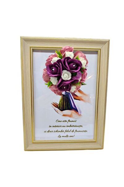T&M Personalizare Tablou înrămat A4 (30x21 cm) - „Cele frumoase din interior ...
