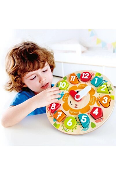 CREATIVE Wooden circular puzzle with geometric pieces for children 2+, 24.5 x 24.5 x 3.5 cm, multicolor