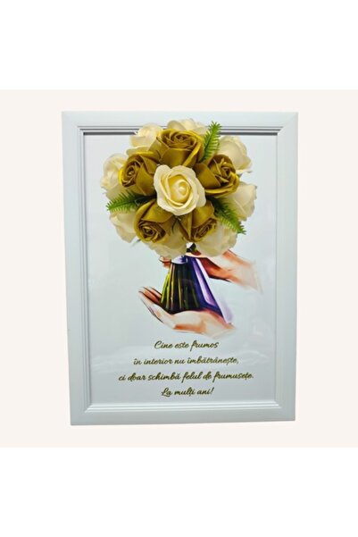 T&M Personalizare Tablou înrămat A4 (30x21 cm) - „Cele frumoase din interior ...
