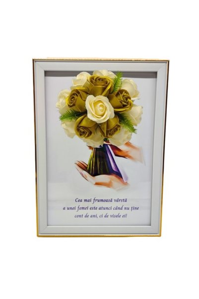 T&M Personalizare Înrămat A4 (30x21 cm) - „Cea mai frumoasă vârstă a unei fem...
