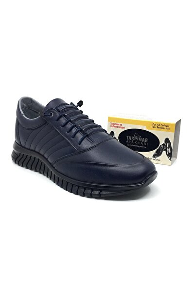 LİSANS SHOES 100% Genuine Leather Orthopedic Men's Winter Comfortable Daily N...