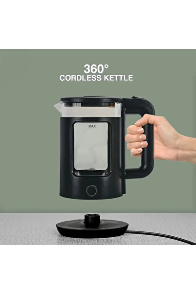 Denx M DX3801 1500W 1.8L Glass Electric Kettle