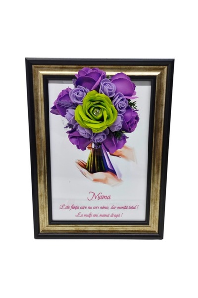 T&M Personalizare Imprimeu înrămat A4 (30x21 cm) - „Mamă, nu cere nimic, dar ...