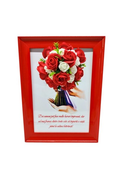 T&M Personalizare Tablou înrămat A4 (30x21 cm) - Două persoane pot face multe...