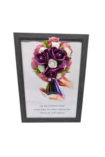 T&M Personalizare Înrămat A4 (30x21 cm) - „Cea mai frumoasă vârstă a unei fem...