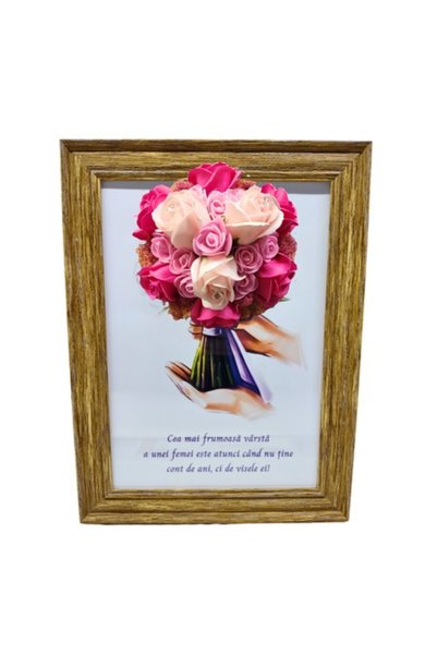 T&M Personalizare Tablou înrămat A4 (30x21 cm) - „Cea mai frumoasă vârstă a u...