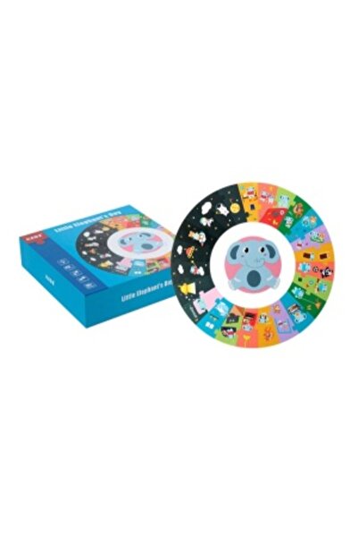 CREATIVE Circular puzzle "A Day in the Life of Little Elephant Kabi", 24 pieces, Multicolor