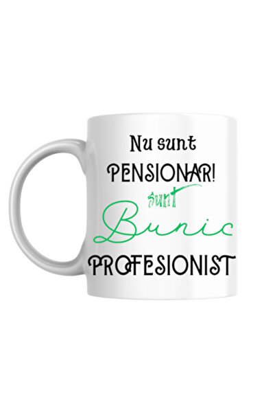 T&M Personalizare Cană personalizată - Nu sunt pensionar! Sunt bunic, albă, 3...