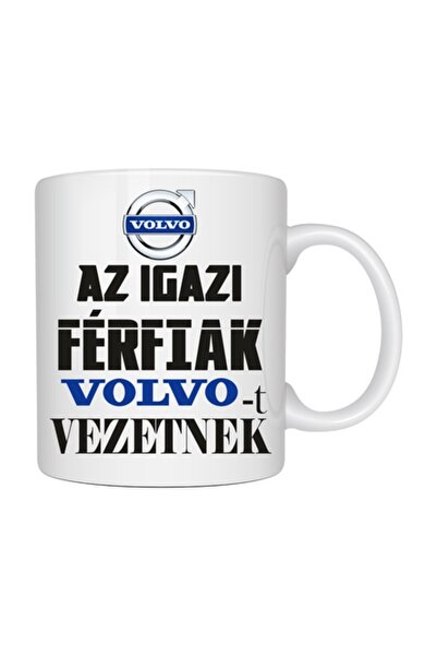 T&M Personalizare Cană personalizată „Bărbați adevărați conduc VOLVO”, mașină...
