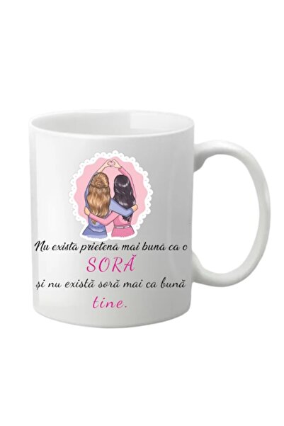 T&M Personalizare Cană personalizată - Nu există prieten mai bun decât o soră...