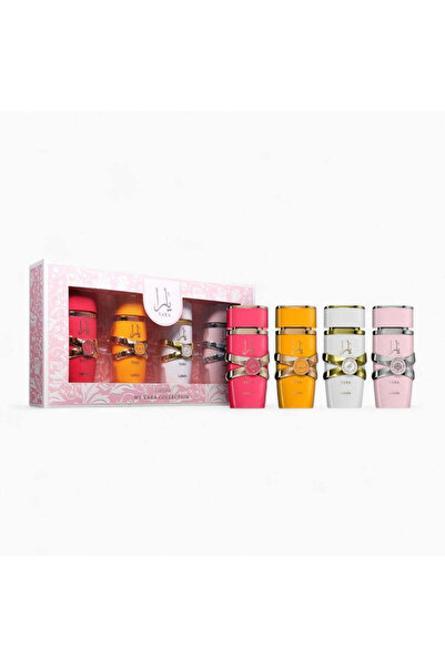 lattafa Mini Eau de Parfum Set Yara Rose, Candy, Orange & White 4 x 25 ml