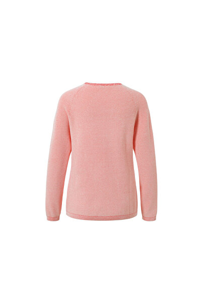 Tchibo Women's Knitted Sweater, Soft Cotton, Coral