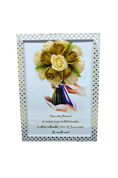 T&M Personalizare Tablou înrămat A4 (30x21 cm) - „Frumoasele din interior nu ...