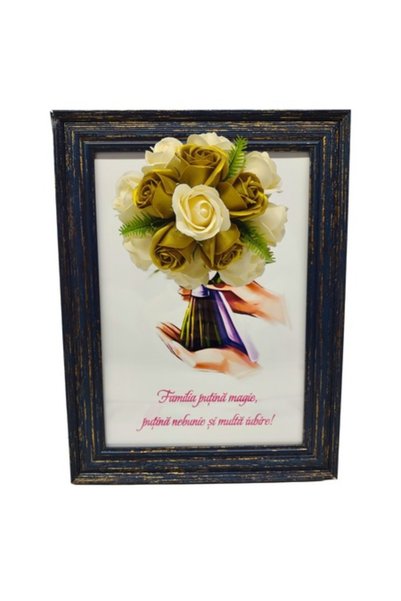 T&M Personalizare Tablou înrămat A4 (30x21 cm) - Puțină magie, puțină nebunie...